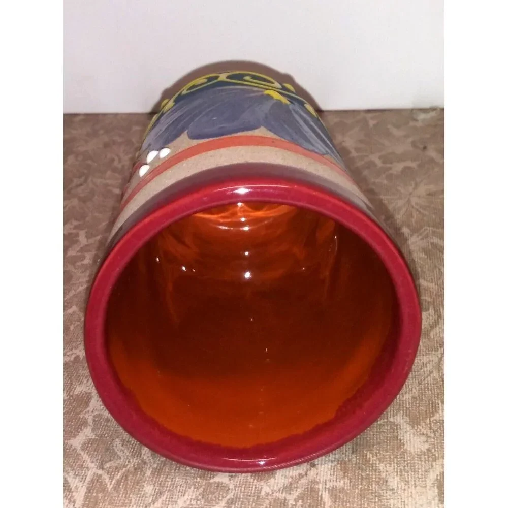 Cozumel Tonala Mexico Vase 5.5